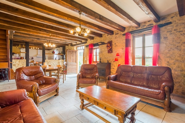 Vakantiehuis met privézwembad in Blanquefort-Sur-Briolance voor 12 personen - thumbnail 2