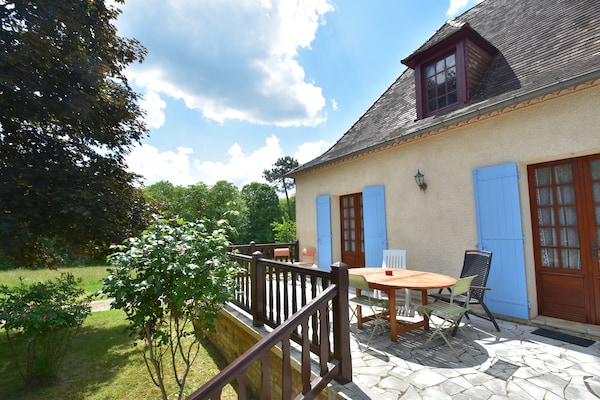 Gezellig vrijstaand huis bij Villefranche-du-Périgord met tuin en bbq - thumbnail 5