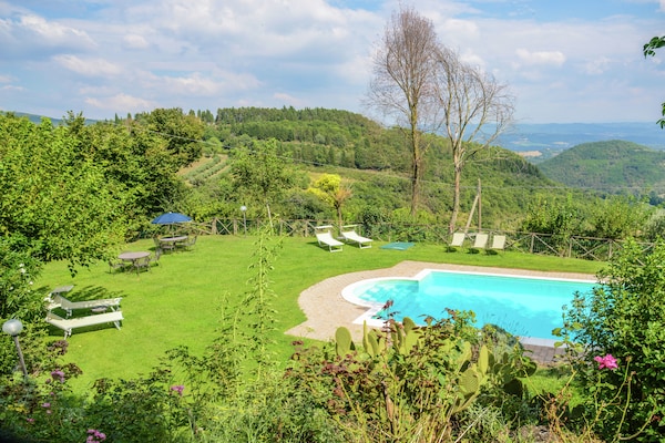 Knus vakantiehuis voor 2 met zwembad & tuin in Monte Santa Maria Tiberina - thumbnail 2