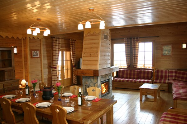 Ruim chalet voor 12 personen met sauna en tuin vlakbij de piste in Alpe d'Huez - thumbnail 2