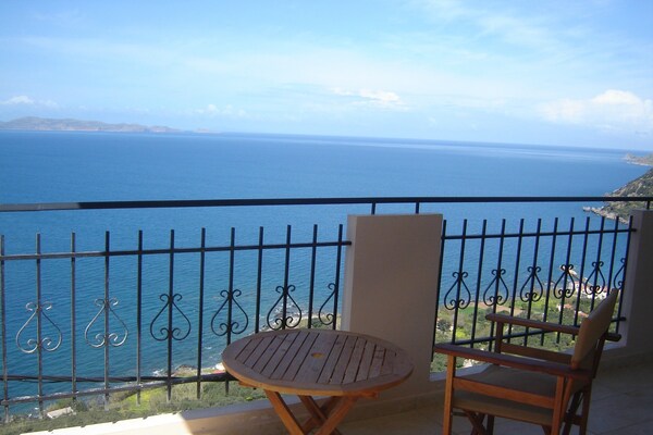 Seaview Studio 1: Uitzicht op zee in authentiek Ravdoucha, Kreta - thumbnail 4