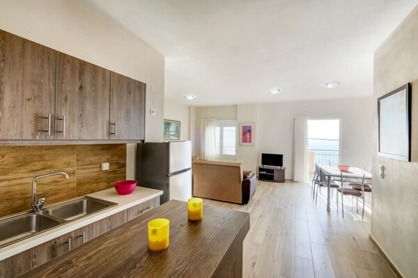 Seaview Studio 2: Authentiek appartement met zeezicht in Ravdoucha, Kreta - thumbnail 5