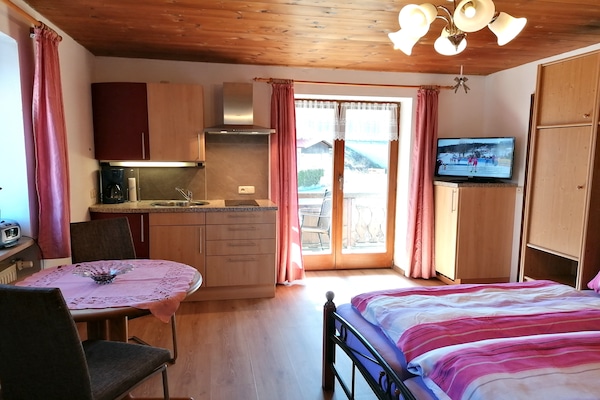 Knus appartement bij de Soier See met tuin en bergzicht - thumbnail 4