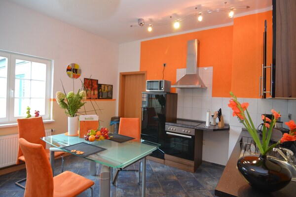 Licht appartement voor 2 personen aan de bosrand van Langewiesen - thumbnail 4