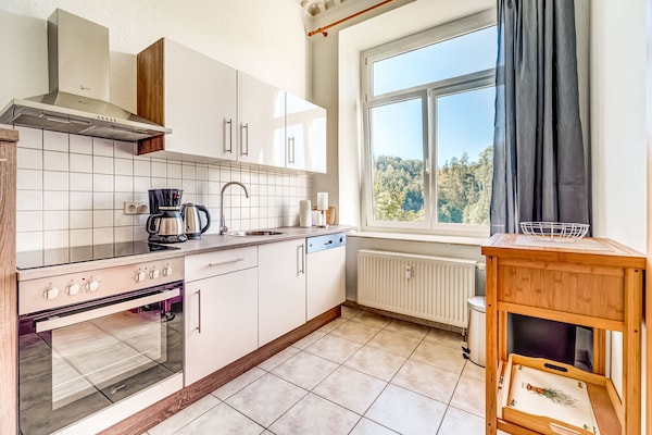 Sfeervolle villa in Grunhainichen-Borstendorf voor 4 personen - thumbnail 3