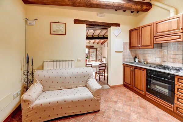 Vrijstaande villa Sorgente met privézwembad in het Toscaanse heuvelland - thumbnail 4