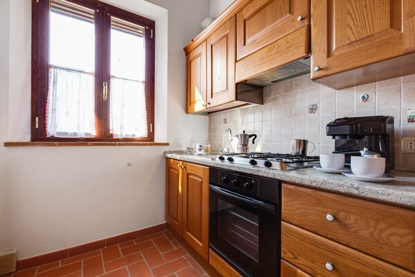 Sfeervol boerderijappartement voor 2 in het Toscaanse Buonconvento - thumbnail 2
