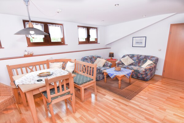 Rustiek appartement aan de bosrand, 100m van het meer bij Ruhpolding - thumbnail 3