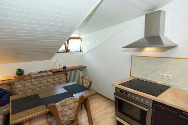 Rustiek appartement aan de bosrand, 100m van het meer bij Ruhpolding - thumbnail 4
