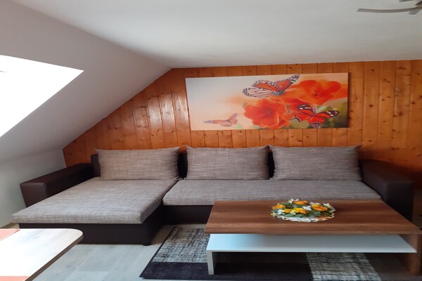 Appartement in bosrijk Lichtenhain, Sächsische Schweiz, 4 personen - thumbnail 2