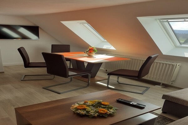 Appartement in bosrijk Lichtenhain, Sächsische Schweiz, 4 personen - thumbnail 3