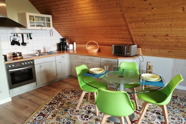 Rustiek appartement aan het meer op het zonnige eiland Usedom - thumbnail 6