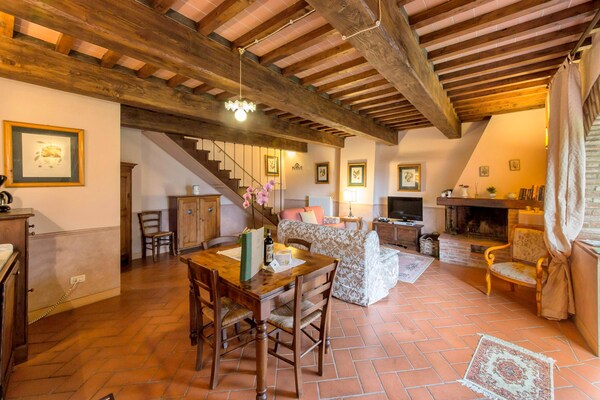 Sfeervol appartement in Toscane met gedeeld zwembad, nabij Chianti - thumbnail 3