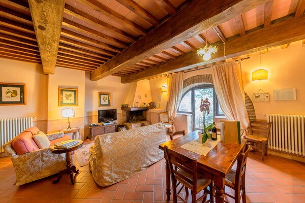 Sfeervol appartement in Toscane met gedeeld zwembad, nabij Chianti - thumbnail 2