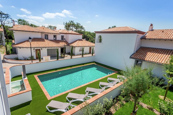 Ruime villa voor 8 personen in Biarritz met verwarmd zwembad - thumbnail 2
