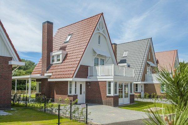 Luxe jaren 30-villa met 4 slaapkamers op Noordzee Résidence Dishoek - thumbnail 1