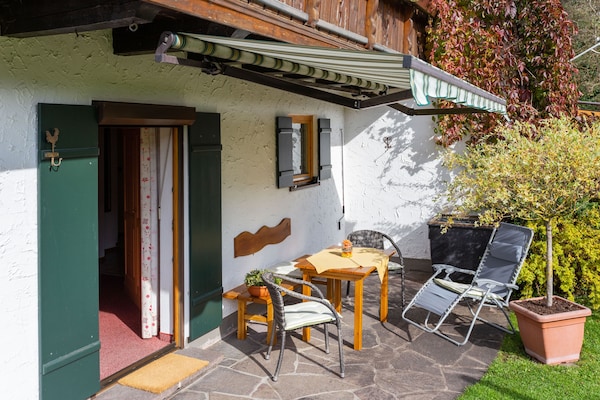 Knus appartement in Trauchgau met tuin, vlakbij skilift en bos - thumbnail 5