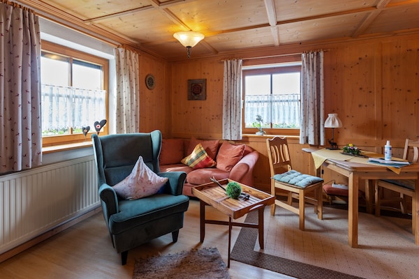 Knus appartement in Trauchgau met tuin, vlakbij skilift en bos - thumbnail 2