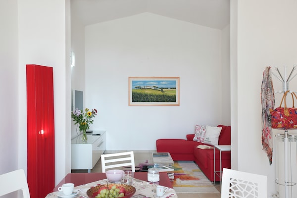 Licht appartement Panorama Il Rosso in Tavullia voor 5 personen - thumbnail 2