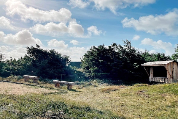 Groot vrijstaand vakantiehuis voor 24 personen met zwembad, 300m van de Noordzee in Harboøre - thumbnail 6