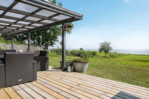 Strandvilla met whirlpool en sauna direct aan zee bij Tranekær - thumbnail 6