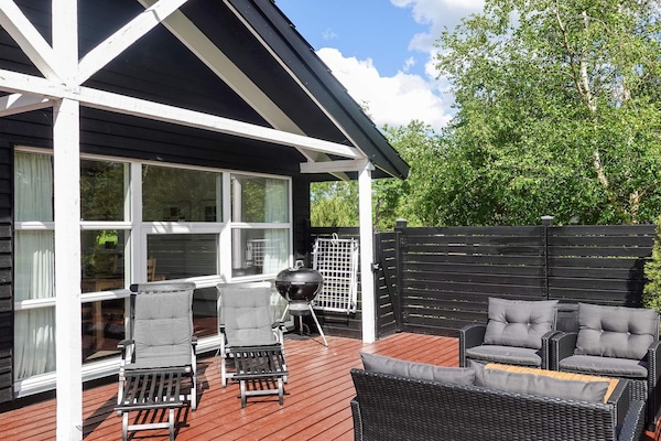 Modern vakantiehuis met sauna en whirlpool bij Hadsund, 400m van zee - thumbnail 5
