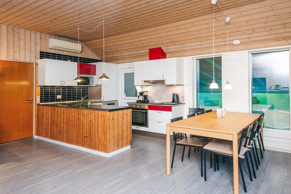 Luxe vakantiehuis met zwembad en sauna op 350m van zee nabij Ebeltoft - thumbnail 4