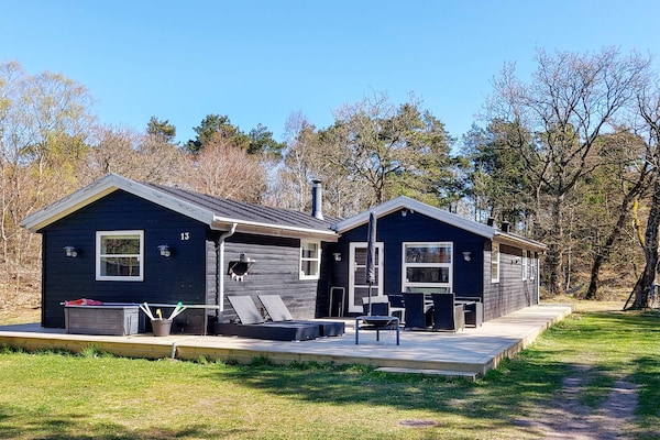 Licht vakantiehuis in het bos bij Als Odde, 900m van zee - thumbnail 5