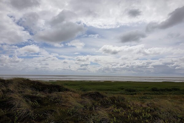 Luxe vakantiehuis met sauna, whirlpool en zeezicht op 250 meter van strand Fanø - thumbnail 3