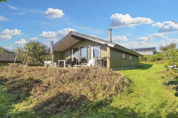 Vrijstaand vakantiehuis met Limfjord-uitzicht, 250m van zee, wellness - thumbnail 3