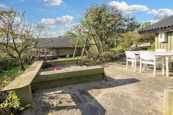 Vrijstaand vakantiehuis met Limfjord-uitzicht, 250m van zee, wellness - thumbnail 6