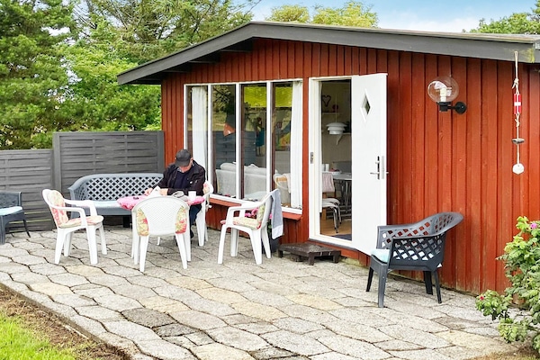 Knus vakantiehuis op natuurkavel met uitzicht op de fjord bij Lemvig - thumbnail 1