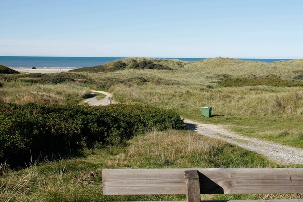 Vrijstaand vakantiehuis met zwembad, sauna en zeezicht op 100m van strand - thumbnail 5