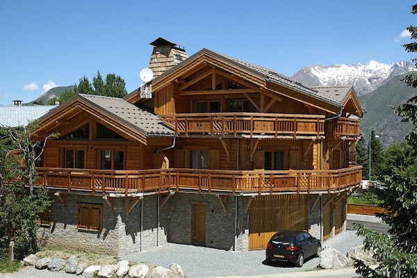 Authentiek chalet voor 14 personen direct aan de piste in Les Deux Alpes - thumbnail 6