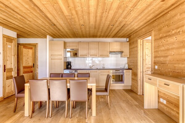 Appartement 6 pers. in Flaine, direct aan de piste met zwembad & sauna - thumbnail 4