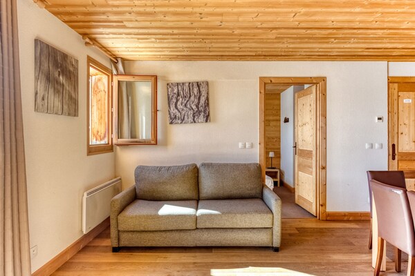Appartement 6 pers. in Flaine, direct aan de piste met zwembad & sauna - thumbnail 2