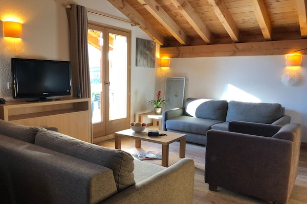 Ruim 4-slaapkamer appartement in Flaine, direct aan de piste voor 10 personen - thumbnail 1