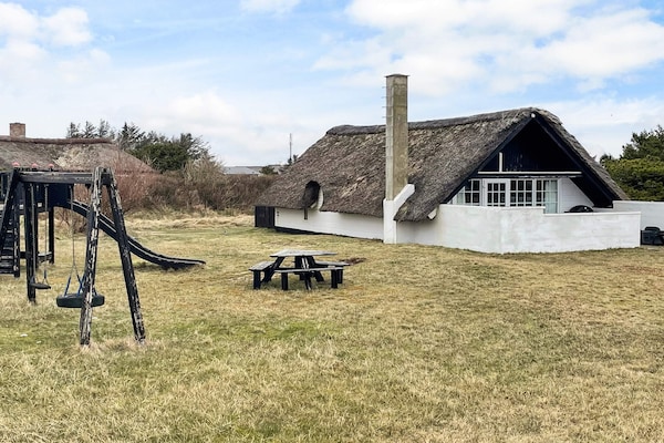 Rietgedekt vakantiehuis op natuurrijk perceel bij Ringkøbing, 1 km van zee - thumbnail 5
