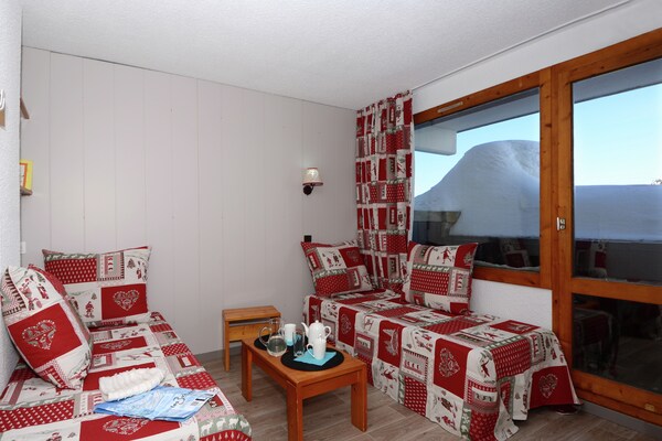 Knus appartement direct aan de piste in Les Allues, Les 3 Vallées - thumbnail 3