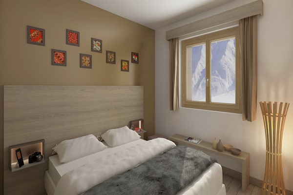 Modern appartement voor 6 personen in Plagne Villages - thumbnail 5