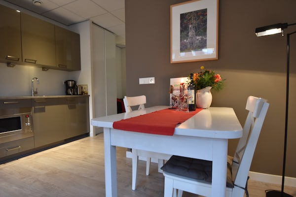 Hof van Craeck: Uniek vakantiehuis met 3 appartementen in hartje Bergen - thumbnail 3