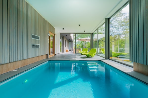 Moderne villa met binnenzwembad en sauna aan de rand van Noiseux - thumbnail 2