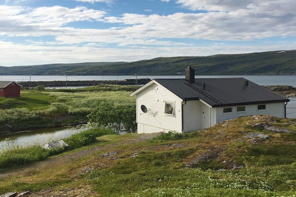 Vrijstaand vakantiehuis bij de haven van Breivikbotn met panoramisch zeezicht - thumbnail 5