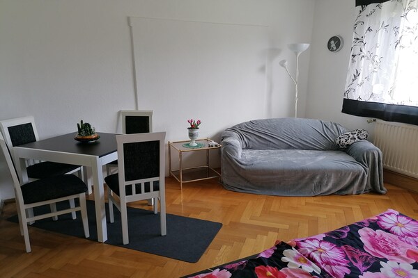 Rustiek appartement voor 5 aan de bosrand in Tannenbergsthal - thumbnail 2