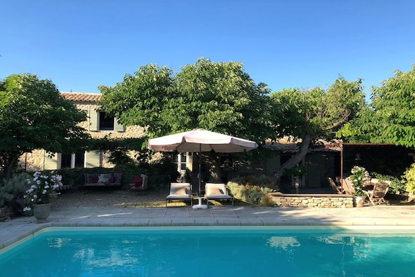 Villa Repos in Viens: Ruimte, privézwembad en authentiek Provençaals leven - thumbnail 5