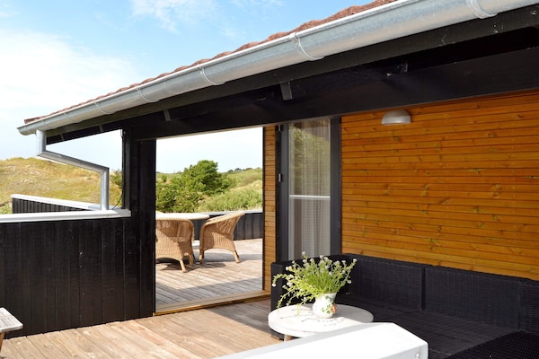 Vrijstaand vakantiehuis met sauna & whirlpool op 300m van de zee in Rindby - thumbnail 4