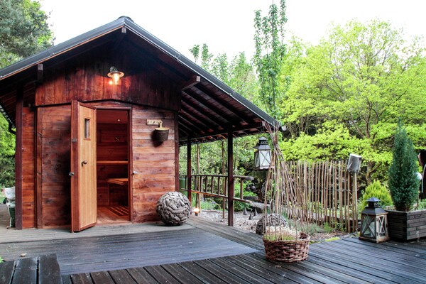 Knus houten chalet met privésauna in het Franse platteland van Bousseviller - thumbnail 6
