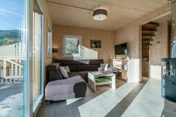 Luxe chalet aan het meer en de piste in Sankt Georgen am Kresichberg · 8 pers. - thumbnail 2