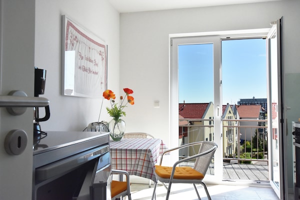 4-persoons appartement in het centrum van Barth met balkon - thumbnail 3