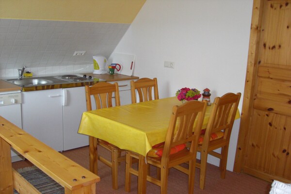 Gezellig appartement in Zweedorf met tuin, nabij strand en golfbaan - thumbnail 4